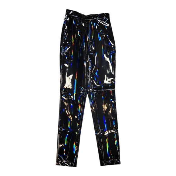 $1050 BALMAIN Holographic Pant Size 36 US 4 - Picture 11 of 13